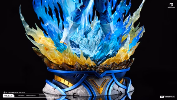 Dragon Ball Deyin Studio Vegeta Deep Blue Resin Statue 3