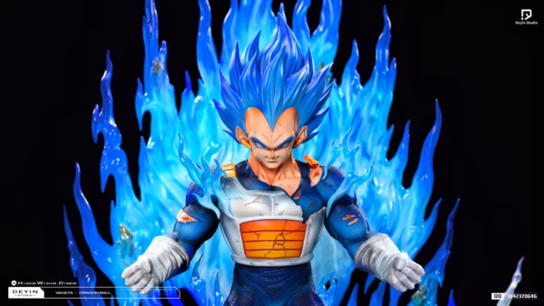 Dragon Ball Deyin Studio Vegeta Deep Blue Resin Statue 4