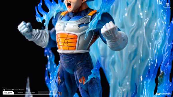 Dragon Ball Deyin Studio Vegeta Deep Blue Resin Statue 6