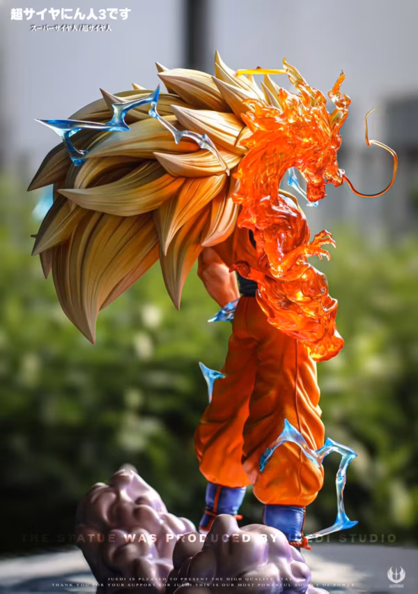 Dragon Ball JD Studio SS3 Goku Resin Statue 3