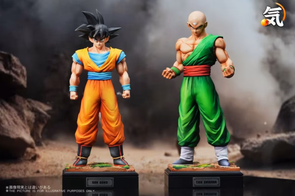 Dragon Ball Ki Studio Goku x Tien Shinhan Resin Statue 2