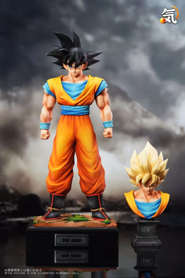 Dragon Ball Ki Studio Goku x Tien Shinhan Resin Statue 6