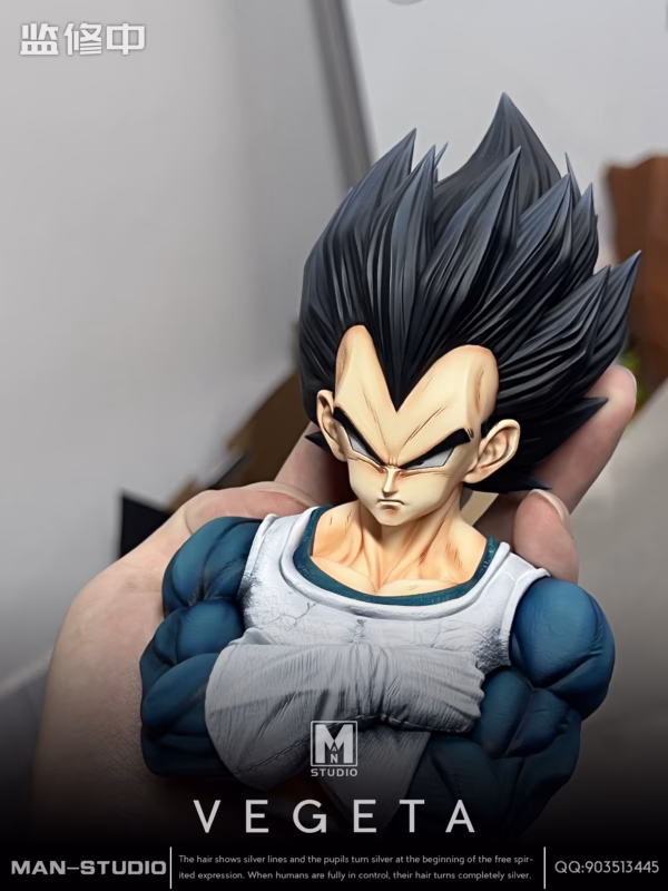 Dragon Ball MAN Studio Vegeta Resin Statue 5