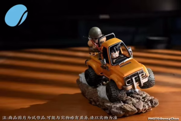 Dragon Ball SENZUBEAN Studio Goku Kid Driving Resin Statue