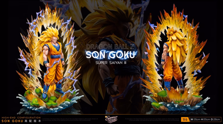 Dragon Ball Summer Studio Super Saiyan 3 Goku Resin Statue