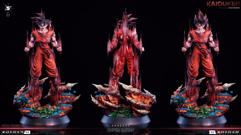 Dragon Ball Xu Jie Studio Goku Kaioken Resin Statue