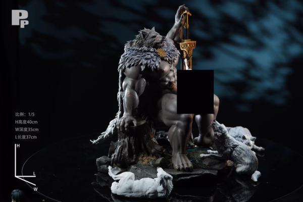 Elden Ring PP Studio Blaidd Resin Statue 5