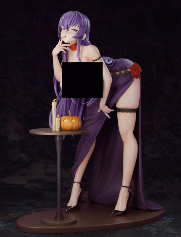 Highschool Of the Dead Green Tea Studio Busujima Saeko Halloween dance Party Resin Statue 6