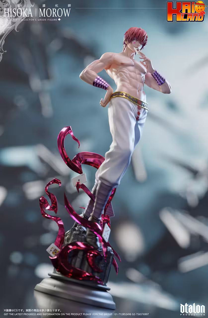 Hunter x Hunter Dtalon Studio Hisoka Morow Resin Statue
