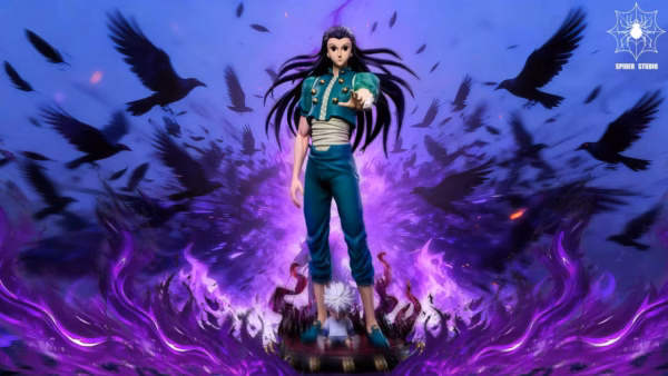 Hunter x Hunter Spider Studio Illumi Zoldyck Resin Statue 2