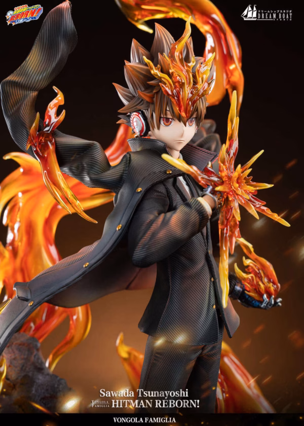 Katekyo Hitman Reborn Dream Boat Studio Sawada Tsunayoshi Resin Statue 4