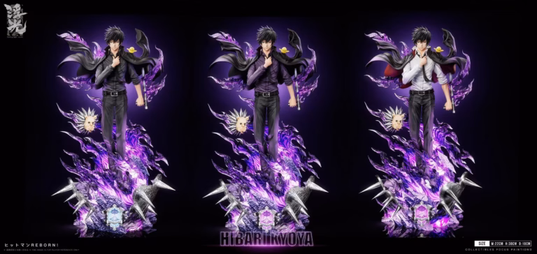 Katekyo Hitman Reborn Floating Light Studio Kyoya Hibari Resin Statue