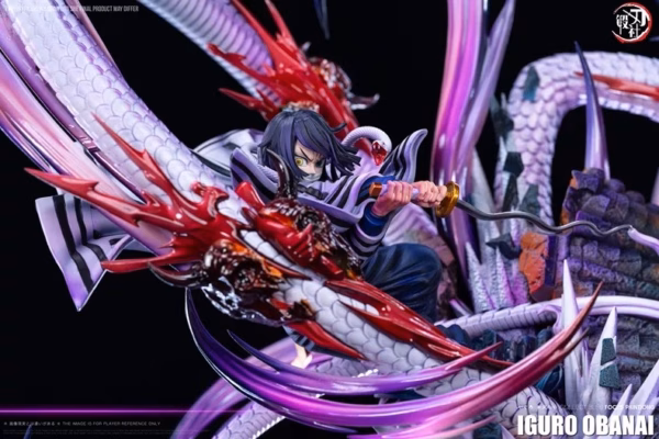 Kimetsu No Yaiba DDS Studio Obanai Iguro Resin Statue 7