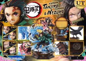 Kimetsu no Yaiba Prime 1 Studio Kamado Tanjiro X Kamado Nezuko Resin Statue