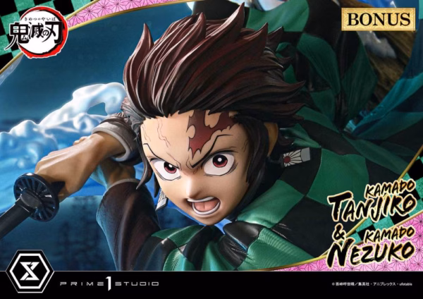 Kimetsu no Yaiba Prime 1 Studio Kamado Tanjiro X Kamado Nezuko Resin Statue 2