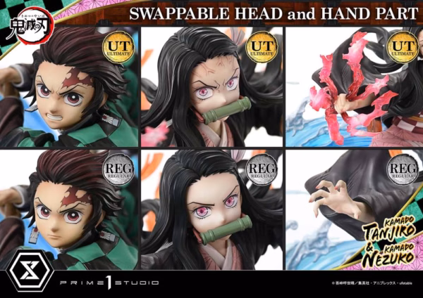 Kimetsu no Yaiba Prime 1 Studio Kamado Tanjiro X Kamado Nezuko Resin Statue 3
