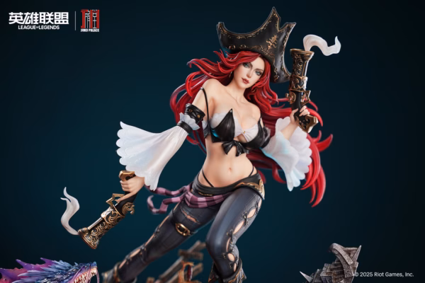 League of Legends Jimei Palace Studio The Bounty Hunter Miss Fortune Licensed Resin Statue 3
