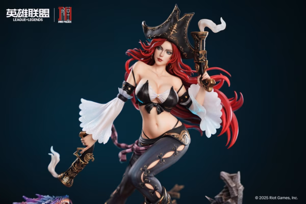 League of Legends Jimei Palace Studio The Bounty Hunter Miss Fortune Licensed Resin Statue 4
