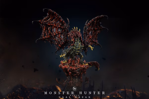 Monster Hunter S6 Studio Vaal Hazak Resin Statue 1