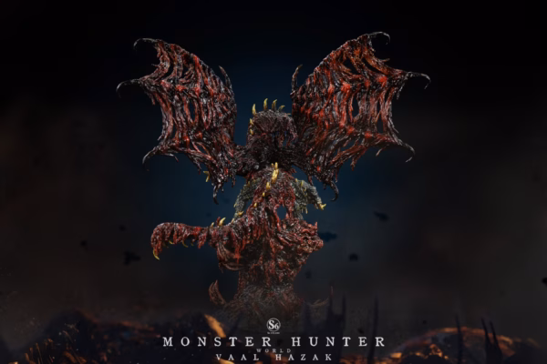 Monster Hunter S6 Studio Vaal Hazak Resin Statue 3