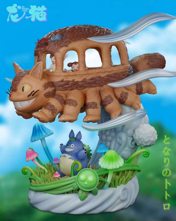 My Neighbor Totoro ChaoShe Studio Totoro Cat Bus Resin Statue 6