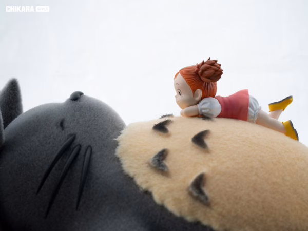 My Neighbor Totoro Chikara Studio Sleeping Totoro x Mei Resin Statue 3