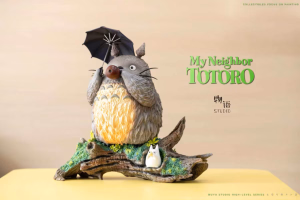 My Neighbor Totoro ShenYin Studio Totoro Play The Flute Resin Statue 1