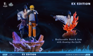Naruto Nocturne Studio × ICE Studio The Reunion Naruto x Sasuke Resin Statue