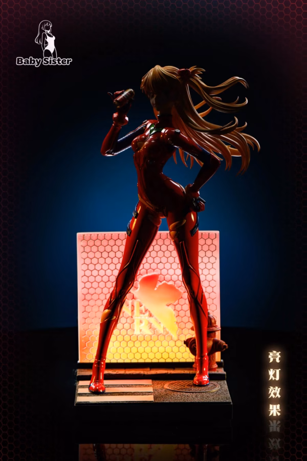 Neon Genesis Evangelion Baby Sister Studio Soda Asuka Resin Statue 5