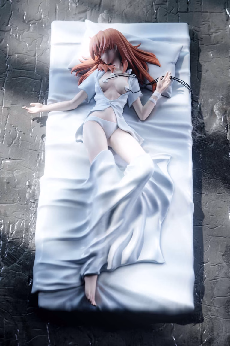 Neon Genesis Evangelion Pepeho Studio Asuka Lying On Hospital Bed Resin Statue