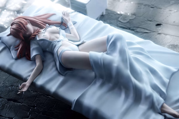 Neon Genesis Evangelion Pepeho Studio Asuka Lying On Hospital Bed Resin Statue 2