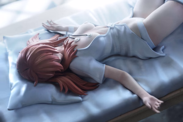 Neon Genesis Evangelion Pepeho Studio Asuka Lying On Hospital Bed Resin Statue 3