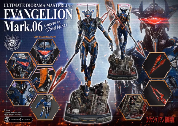 Neon Genesis Evangelion Prime 1 Studio Evangelion Mark 06 Licensed Resin Statue 4