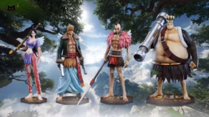 One Piece Black Studio Raki x Braham x Kamakiri x Genbo Resin Statue
