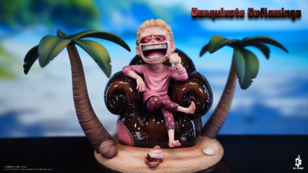 One Piece DX Studio Kid Doflamingo x Crocodile x Mihawk Resin Statue 2