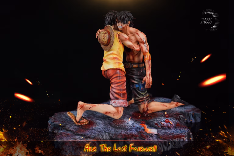 One Piece Fast Studio Ace X Luffy Resin Statue