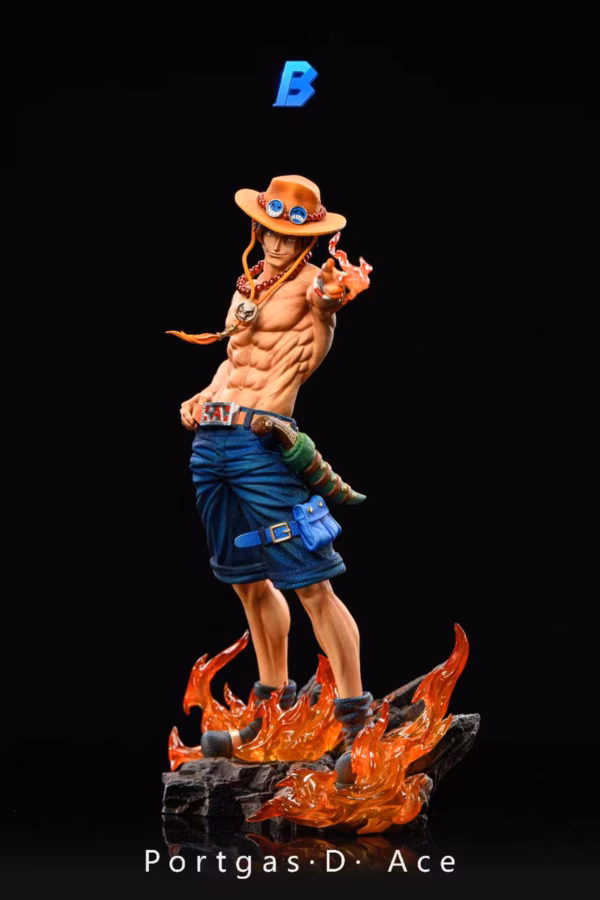 One Piece HX Studio Portgas D Ace Resin Statue 3