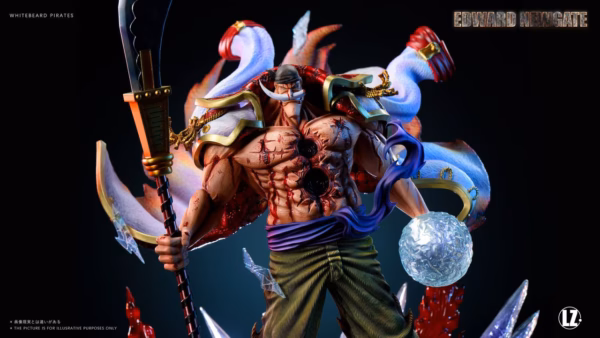 One Piece LZ Studio WhiteBeard Edward Newgate Resin Statue 3