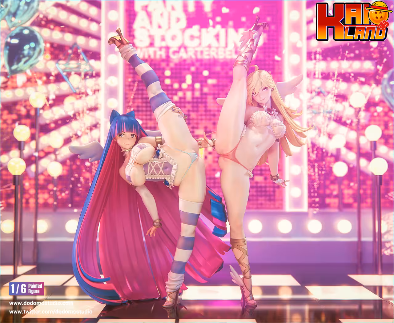Panty x Stocking With Garterbelt Dodomo Studio Panty x Stocking Resin Statue