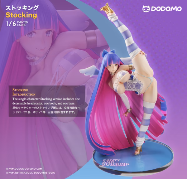 Panty x Stocking With Garterbelt Dodomo Studio Panty x Stocking Resin Statue 4