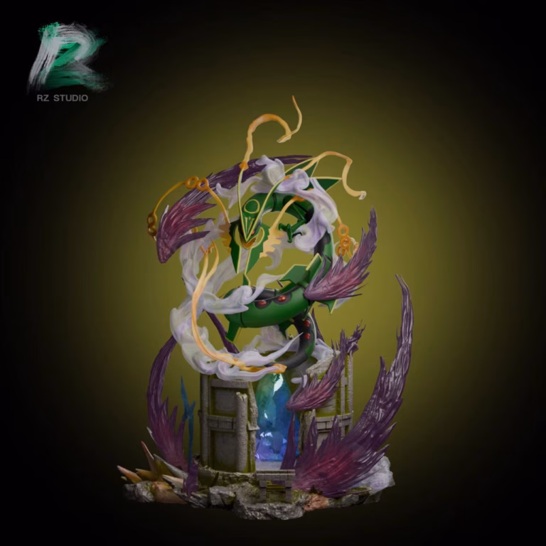 Pokemon RZ Studio Rayquaza Resin Statue