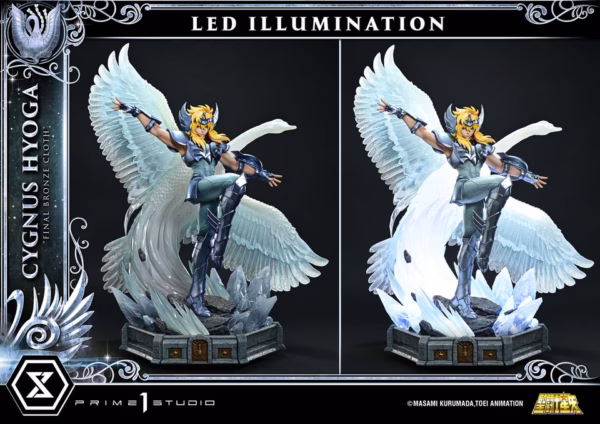 Saint Seiya Prime 1 Studio Cygnus Hyoga Licensed Resin Statue 3