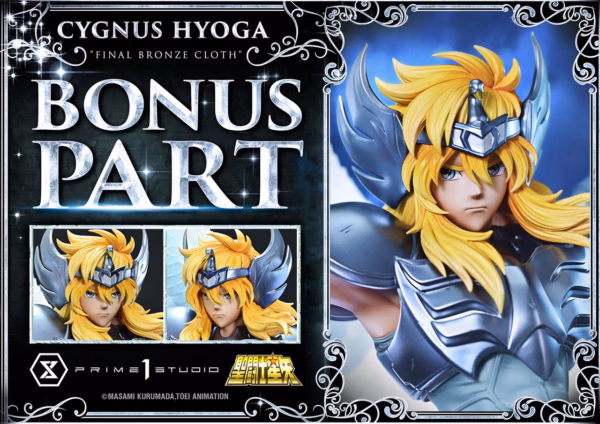 Saint Seiya Prime 1 Studio Cygnus Hyoga Licensed Resin Statue 7