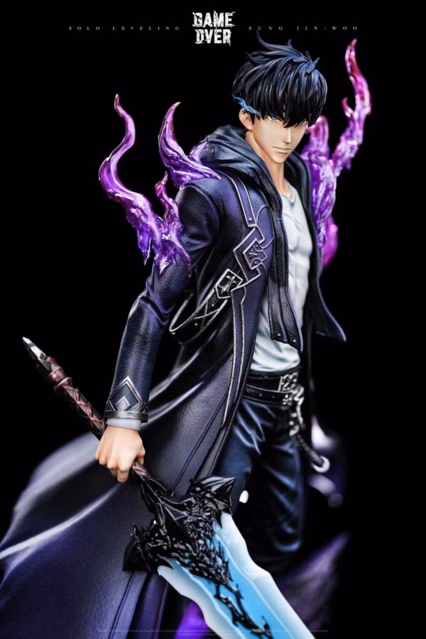 Solo Leveling Game Over Studio Sung Jin Woo Resin Statue 2