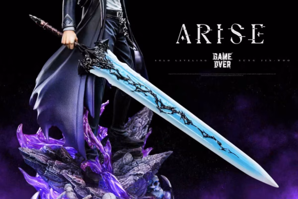 Solo Leveling Game Over Studio Sung Jin Woo Resin Statue 3