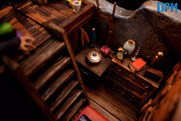 Spirited Away OPM Studio Chihiro x Kamaji x Lin Resin Statue 4