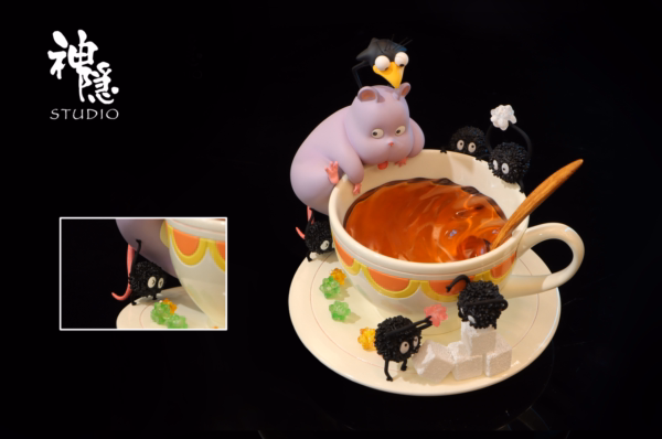 Spirited Away ShenYin Studio Boh Tea Time Resin Statue 2