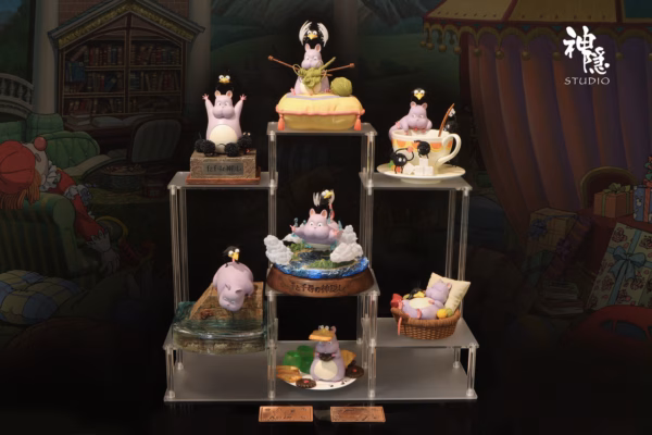 Spirited Away ShenYin Studio Boh Tea Time Resin Statue 4
