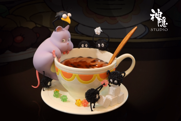 Spirited Away ShenYin Studio Boh Tea Time Resin Statue 5