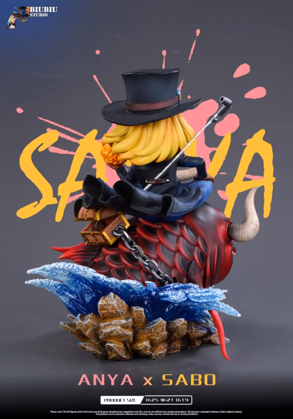 Spy x Family Biubiu Studio Anya x Sabo Resin Statue 4